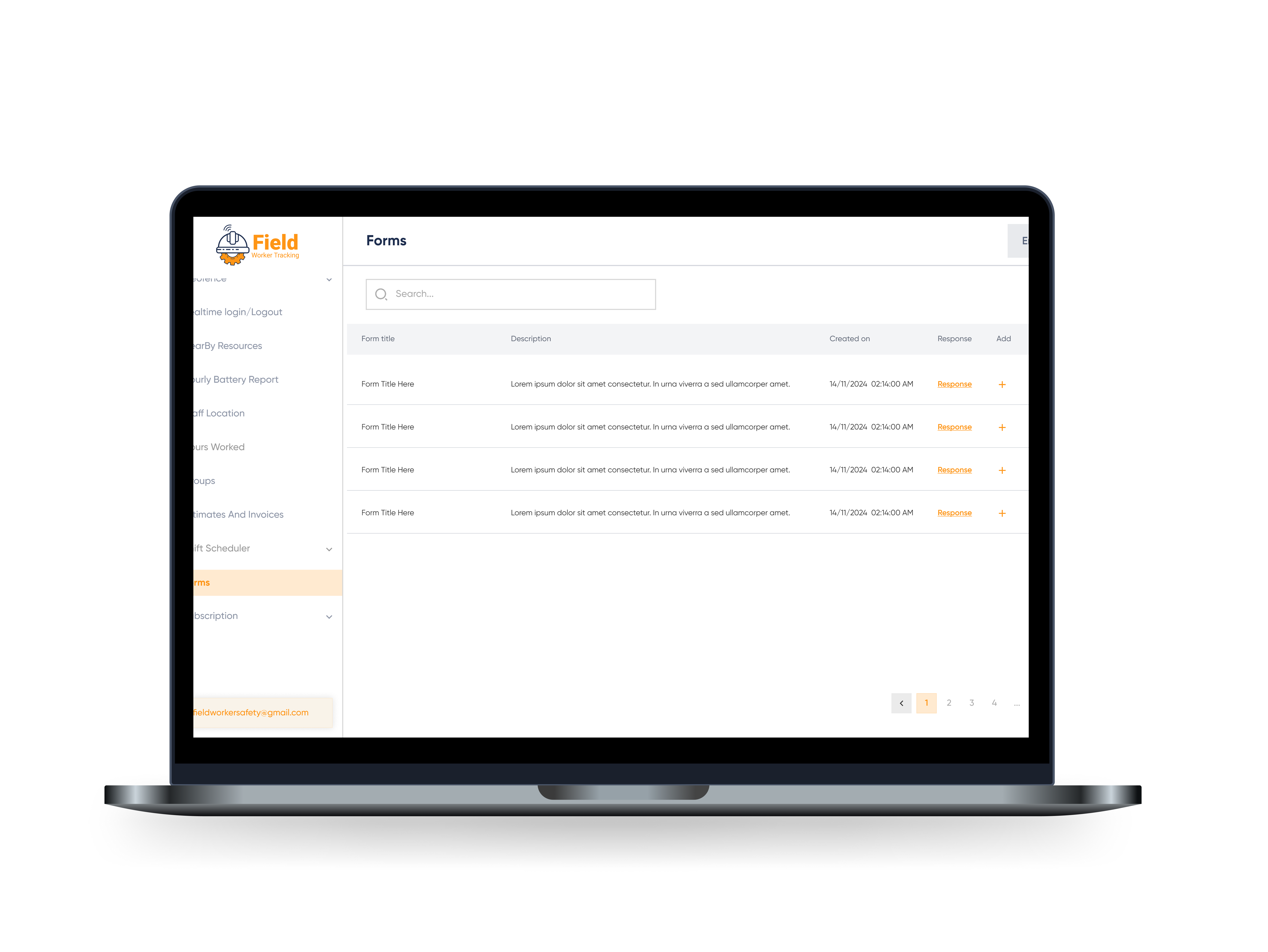Forms Mockup